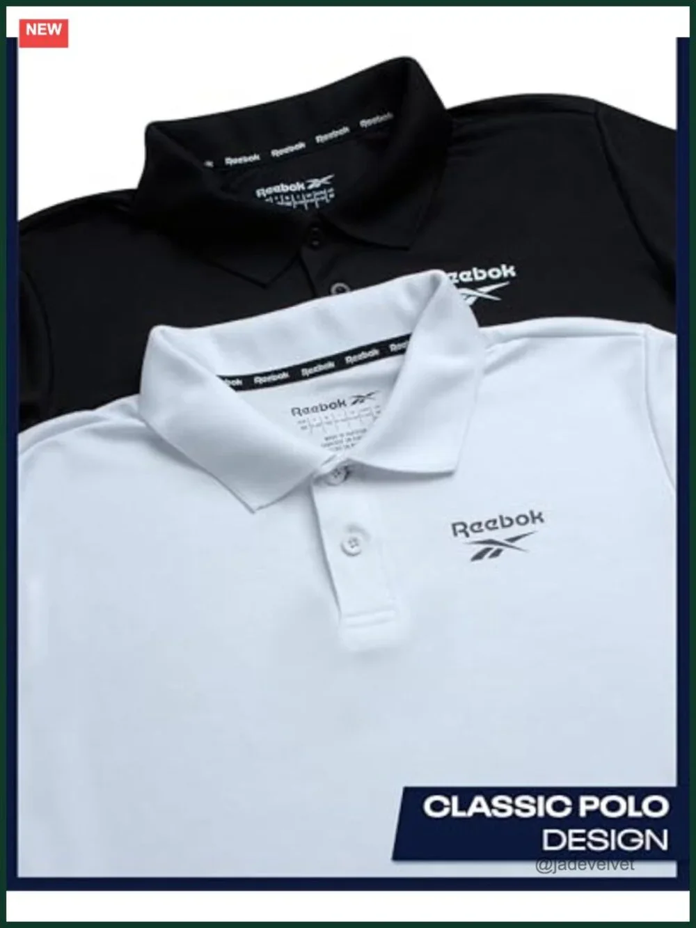 2 Pack Short Sleeve Polo Shirts Moisture-Wicking Performance Golf Polo School